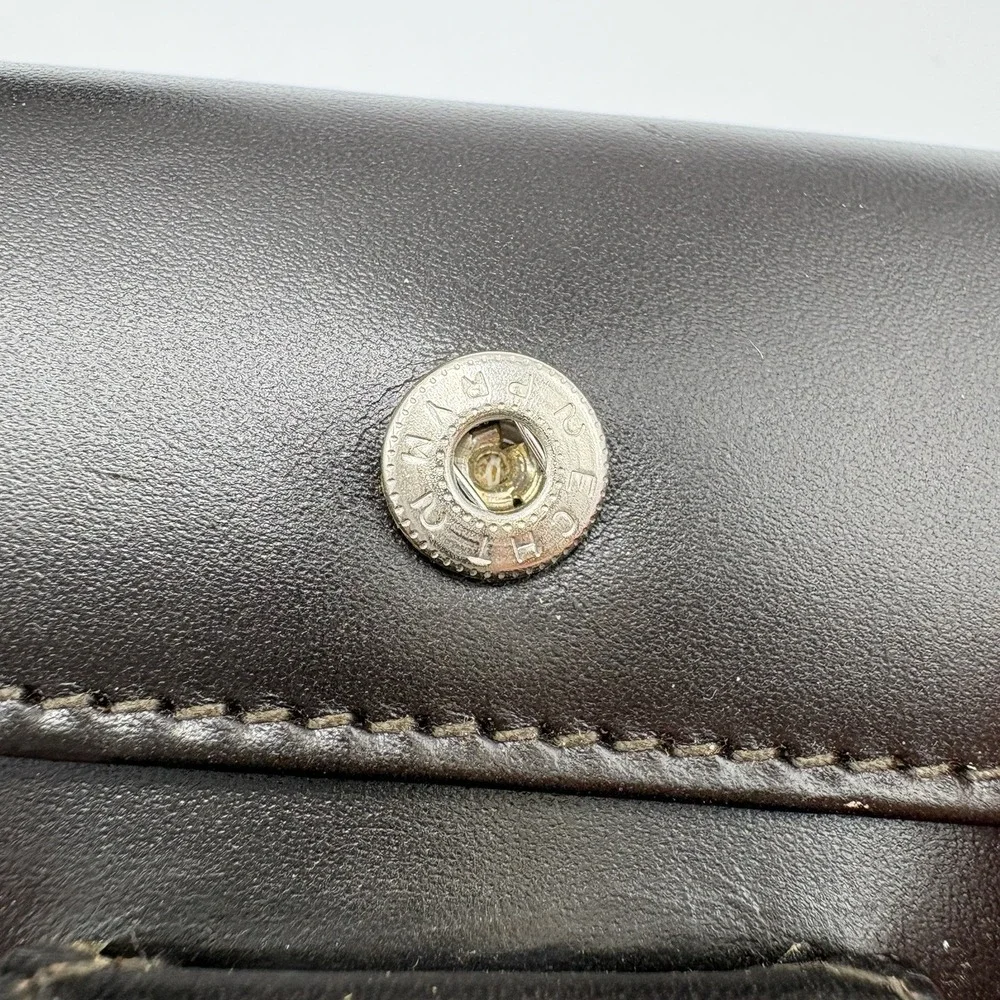 Gucci Leather Key Case Dark Brown Italy New Smooth Classic Luxury